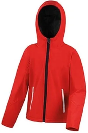 Result Softshelljacke Kinder Soft Shell Jacke für Mädchen u. Jungen - 3 bis 14 Jahre wasserdicht (8000mm) rot XXL (13/14) Jahre