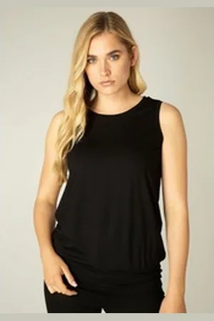 Base Level Shirttop Yasmin 1-Kopfverschluss im Nacken schwarz 48