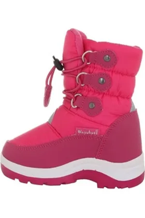 Playshoes Winter-Bootie zum Schnüren Hüttenschuhe rot 30-31 EU