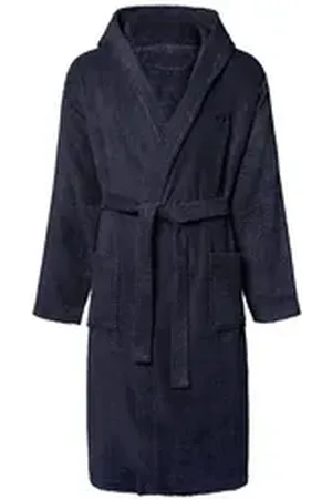 CHIEMSEE Bademantel Bathrobe Unisex, Baumwolle blau XXL