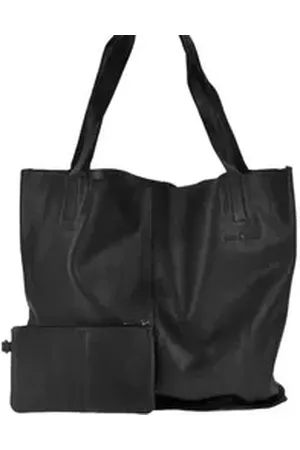 Greenburry Shopper "Carmen" Handtasche Leder 43x31cm, Handtasche, mit kleiner Bag in Bag Tasche schwarz