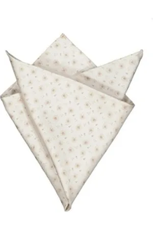 EMILIO ADANI Einstecktuch Einstecktuch gemustert beige|braun