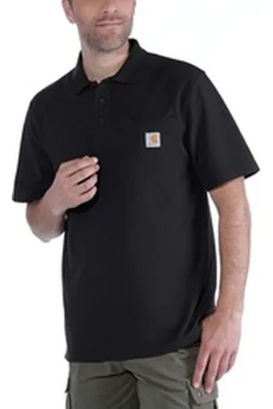 Carhartt Poloshirt WORK POCKET POLO S/S (1-tlg) schwarz XS