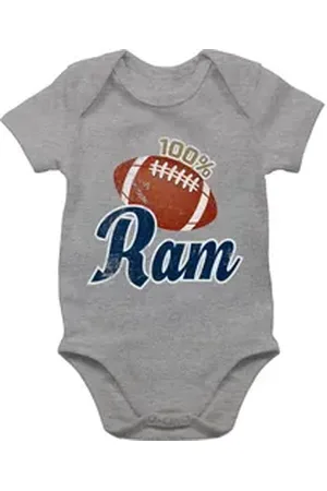 Shirtracer Shirtbody 100% Ram Sport & Bewegung Baby grau 1/3 Monate