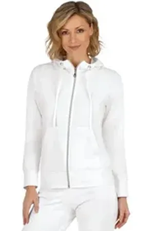 Trigema Sweatjacke Kapuzenjacke (1-tlg) weiß XL