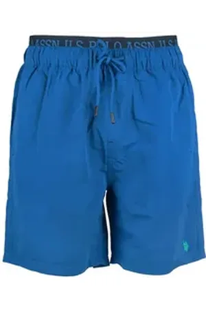 U.S. Polo Assn. U.S. Polo Assn Badeshorts Swimshorts mit Seitentaschen blau 2XL