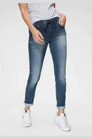 KangaROOS Jogg Pants entspannte Passform, weite Beinform blau 38