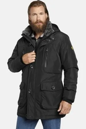 Jan Vanderstorm Funktionsjacke BOTULFR mit abnehmbarer Kapuze schwarz 3XL (64)