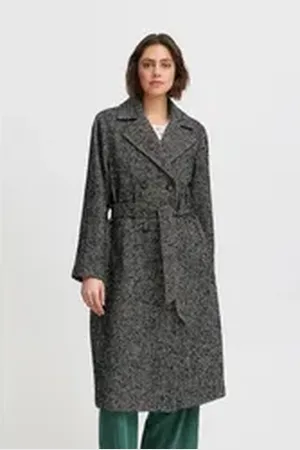 Atelier Rêve Wintermantel IRJESSE JA2 eleganter Mantel grau 42
