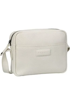 Bugatti Umhängetasche Elsa Shoulderbag Small, Umhängetasche klein weiß