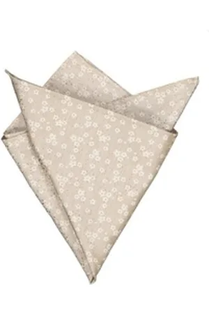 EMILIO ADANI Einstecktuch Einstecktuch gemustert beige|braun