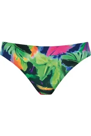 NATURANA Bikini-Hose Bora Bora Beach (1-St) mit floralem Allover-Design bunt|grün 36