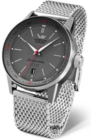 Vostok Automatikuhr GAZ14 Limousine Herrenuhr – Edelstahlband, 43 mm, 560A688-B, Herrenarmbanduhr