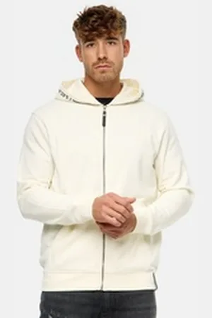 INDICODE Kapuzenpullover INMobil beige S