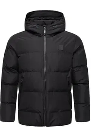 Ragwear Steppjacke Norg wasserdichte Herren Winterjacke schwarz XL (54)