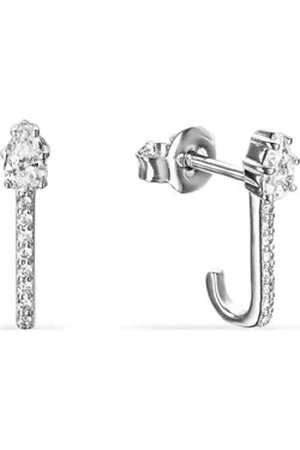 FAVS Paar Ohrstecker Damen-Ohrstecker 925er Silber 2 Zirkonia silberfarben