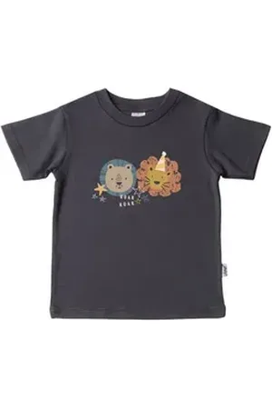 LILIPUT T-Shirt Roar aus hochwertiger Bio-Baumwolle grau 74/80