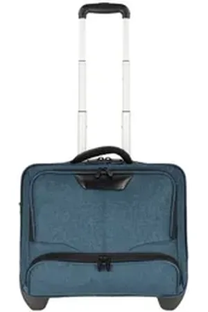 Dermata Business-Trolley, 2 Rollen, Polyester blau