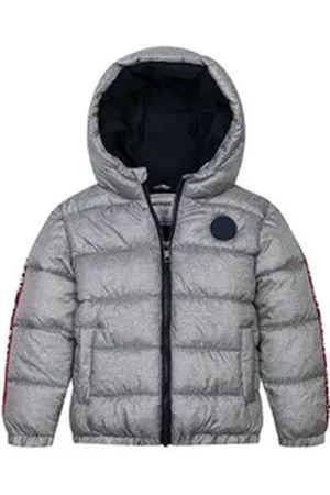 Minoti Winterjacke Pufferjacke mit Kapuze (1y-8y) grau 80-86cm