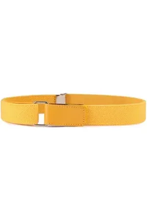 Ladeheid Stoffgürtel Kinder Gürtel Elastik-Gürtel 1-12 Jahre 34-90 cm P15 gelb 0-2 Jahre