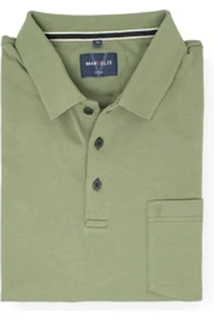 Marvelis Poloshirt Poloshirt - Quick Dry - Einfarbig - Olive Quick Dry grün L