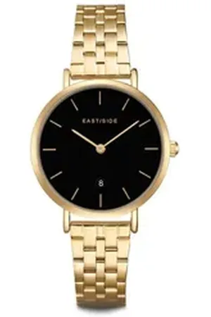 Eastside Quarzuhr Bloomfield gelbgold, mit Edelstahl-Armband