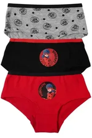 UNITED LABELS ® Panty Miraculous - Ladybug Slip, versch. Motive und Farben, 3er-Pack bunt 122-128