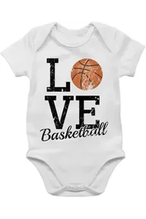 Shirtracer Shirtbody Love Basketball Sport & Bewegung Baby weiß 1/3 Monate