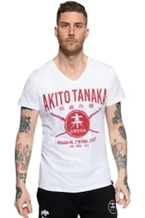 Akito tanaka T-Shirt Sword Area (1-tlg) mit Frontprint weiß S