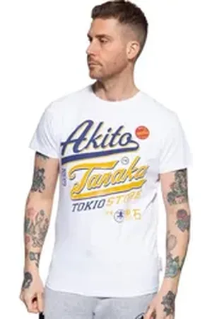 Akito tanaka T-Shirt Tokio Beach (1-tlg) mit Retro Print weiß S