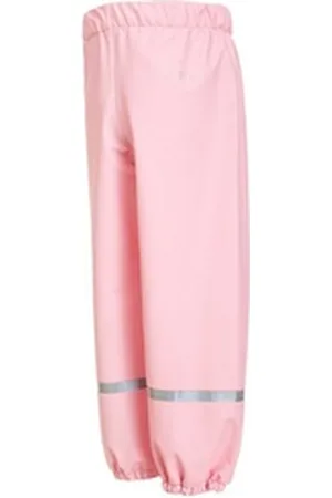 BMS Regen- und Matschhose Regenbundhose für Kinder 100% wasserdicht nachhaltig ideal für den Waldkindergarten rosa