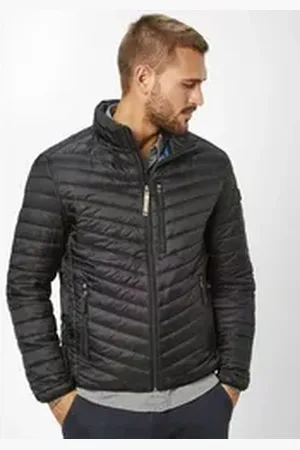 Redpoint Steppjacke Walker Leichte Steppjacke für Herren schwarz 4XL