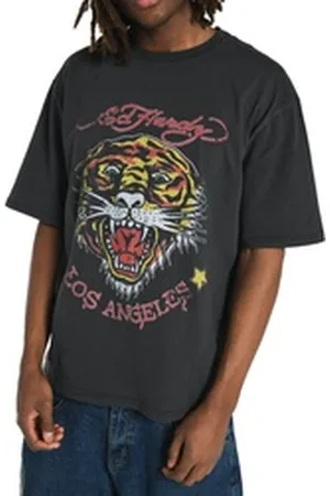 ED HARDY T-Shirt T-Shirt La- Tiger - Vintage, G M schwarz M