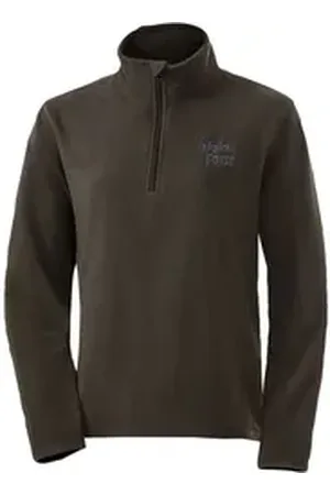 Wald & Forst Langarmshirt Damen Lightfleece-Troyer Core Gen II grün L