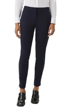 Comma, Comma Anzughose mit Viskose und Slim fit blau 42