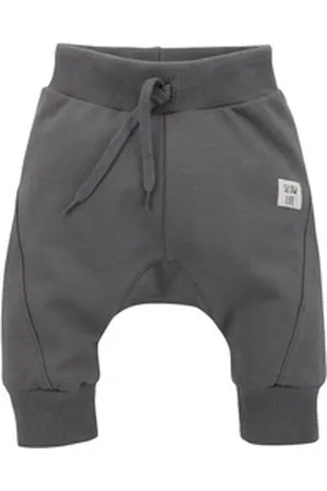 Pinókio Pumphose Haremshose Schlupfhose » lange Babyhose Pumphose (1-tlg) SLOW LIFE Patch grau 74