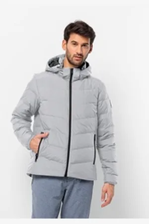 Jack Wolfskin Daunenjacke COLONIUS JKT M grau XL (54/56)