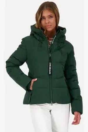 alife kickin Winterjacke Michaela Steppjacke, Winterjacke mit Kapuze grün 44