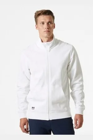 Helly Hansen Rundhalspullover Classic Zip Sweatshirt weiß L