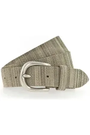 Vanzetti Ledergürtel olive-multicolour grün 90