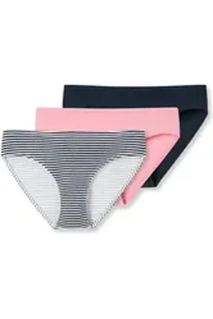Schiesser Hüftslip 3er Pack Teens Girls 95/5 Organic Cotton (Spar-Set, 3-St) Slip - Baumwolle - Mit softem Bund, Bequemer Beinausschnitt bunt 176