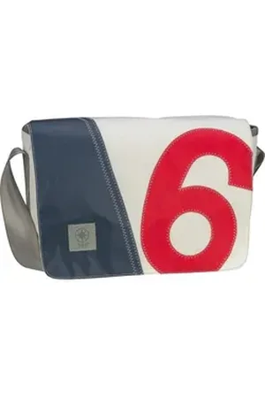 360 Grad 360Grad Umhängetasche Barkasse Mini, Messenger Bag blau|bunt|rot