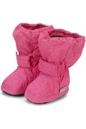 Sterntaler ® Baby-Schuh Outdoorschuh (1-tlg) Bequeme Krabbelschuhe - Babyschuh Mädchen - Flexible Schuhe Baby - Baby Ballerinas rutschfest - Stoffschuhe Winter wasserabweisend uni 18 EU