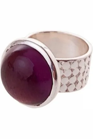 BRIGITTE VON BOCH Fingerring Satank Ring silberfarben