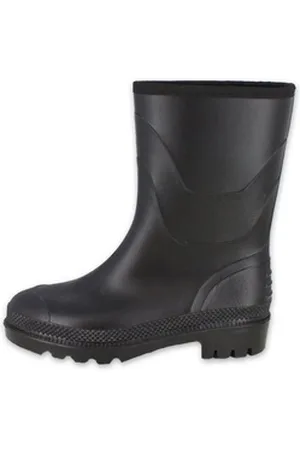 Beck Regenstiefel Basic Gummistiefel (Kurzschaft-Stiefel, für trockene Füße bei Regen und Matschwetter) wasserdicht, robust, strapazierfähig schwarz 39 EU