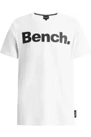 Bench . T-Shirt Shirt Unifarbenes Kurzarm T-Shirt LEANDRO mit (1-tlg., 1) weiß S