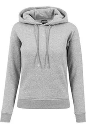 Urban classics Kapuzenpullover Damen Ladies Hoody (1-tlg) grau XL