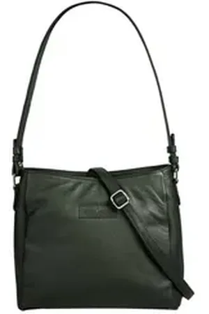 Bruno Banani Shopper, echt Leder grün