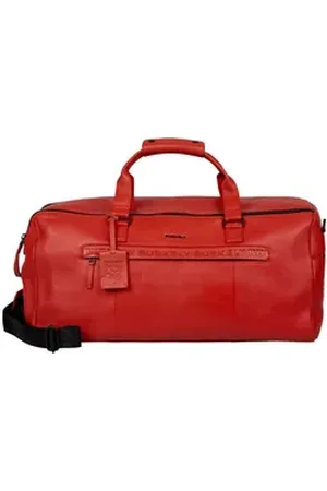 Burkely Reisetasche Minimal, aus echtem Leder rot