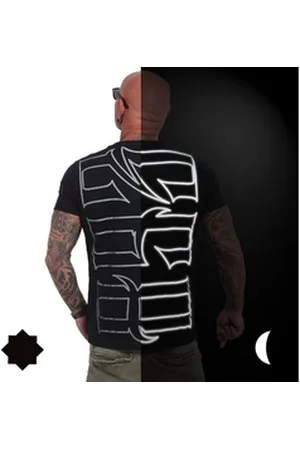 Yakuza T-Shirt Singature mit reflektierenden Details schwarz L